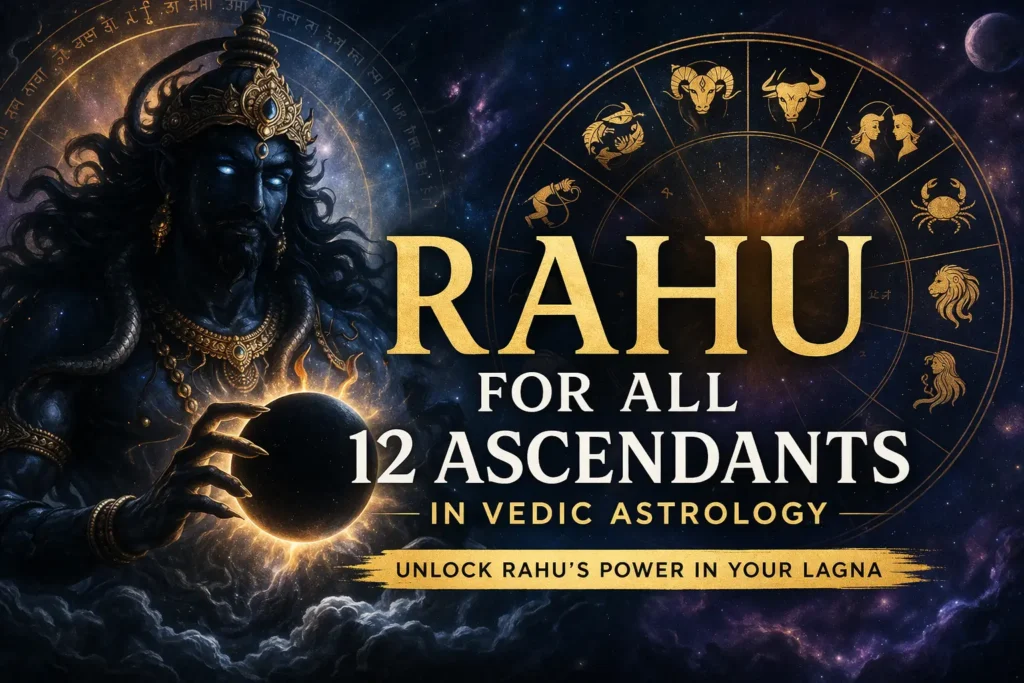 Rahu for all 12 ascendants