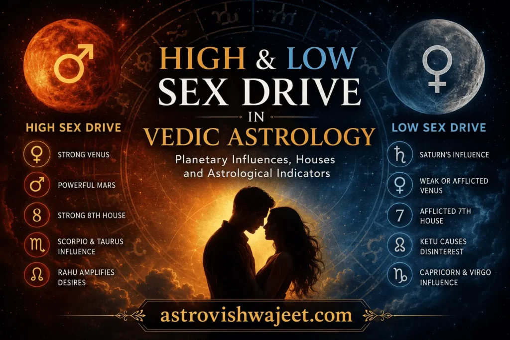 High and Low Sex Drive in Vedic Astrology