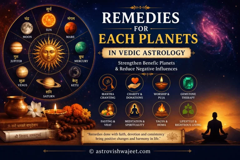 Remedies for Each Planet in Vedic Astrology