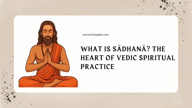 What Is Sādhanā? The Heart of Vedic Spiritual Practice